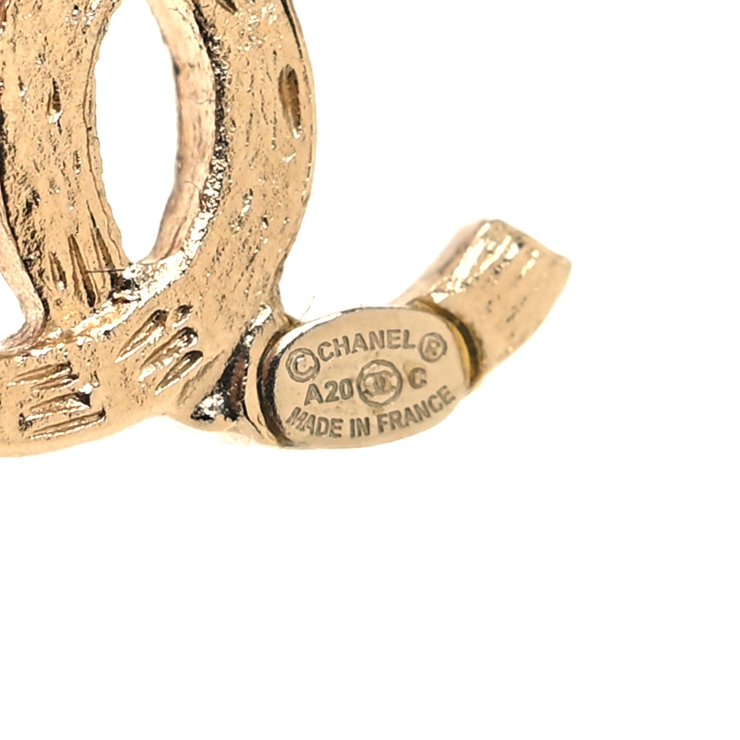Chanel Crystal Over The Rainbow CC Earrings Gold Multicolor 4 of 5