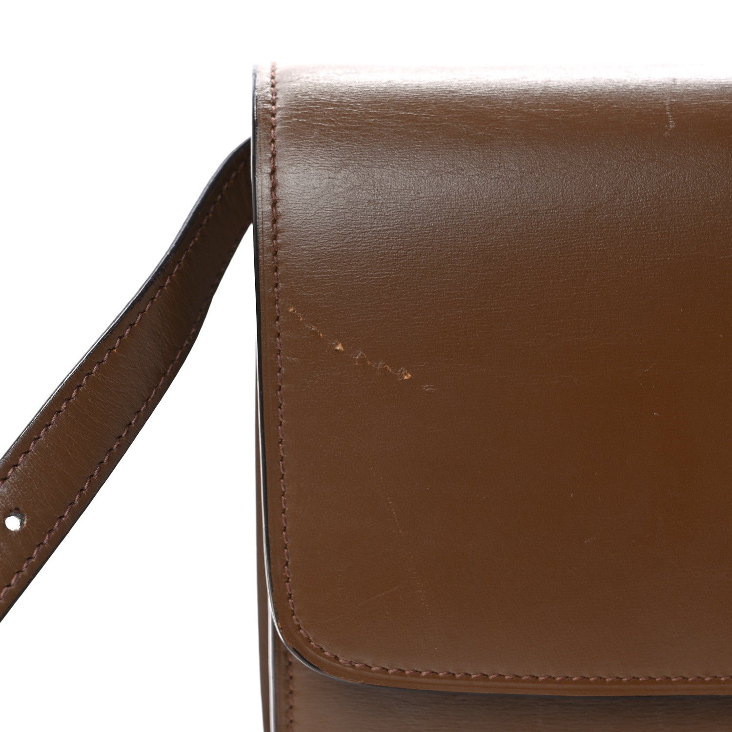 Celine Box Calfskin Medium Classic Box Flap Bag Camel 10 of 12