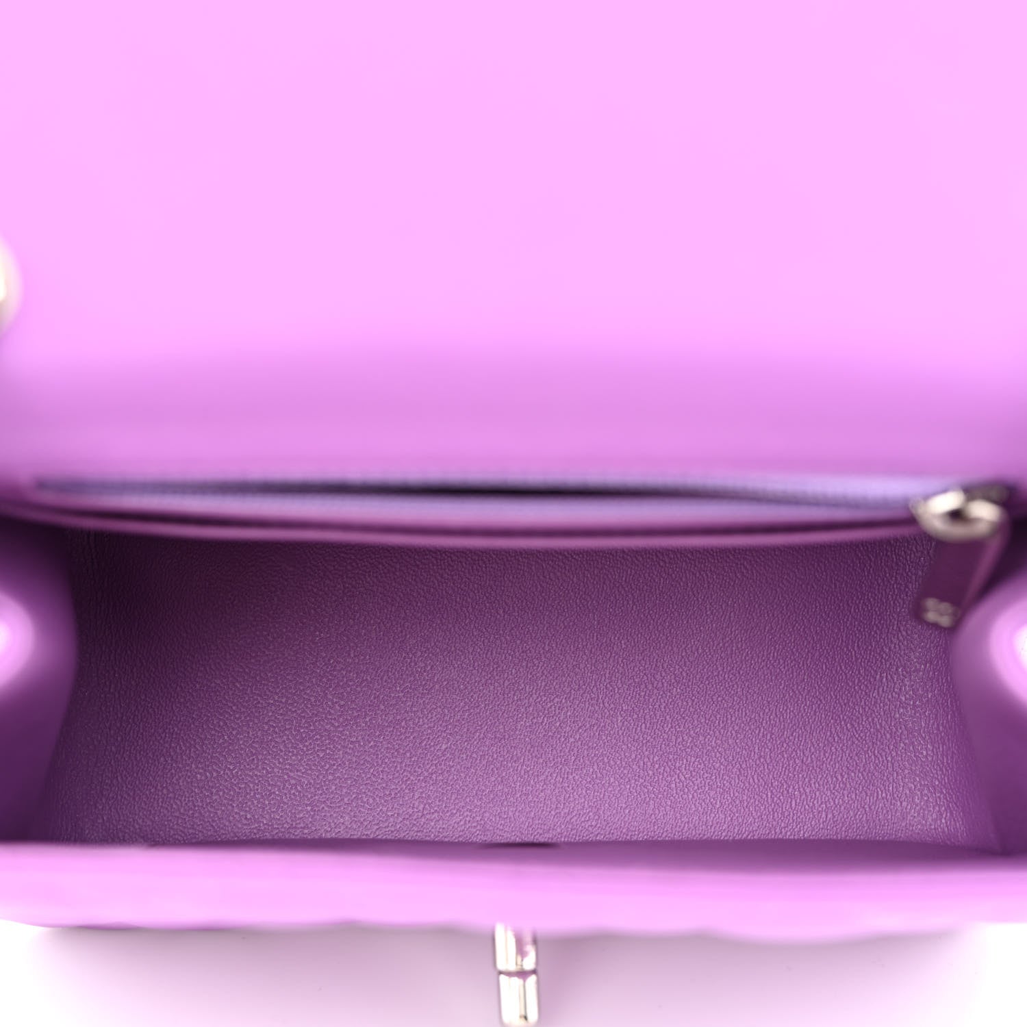 Chanel Lambskin Quilted Mini Square Flap Purple 5 of 10