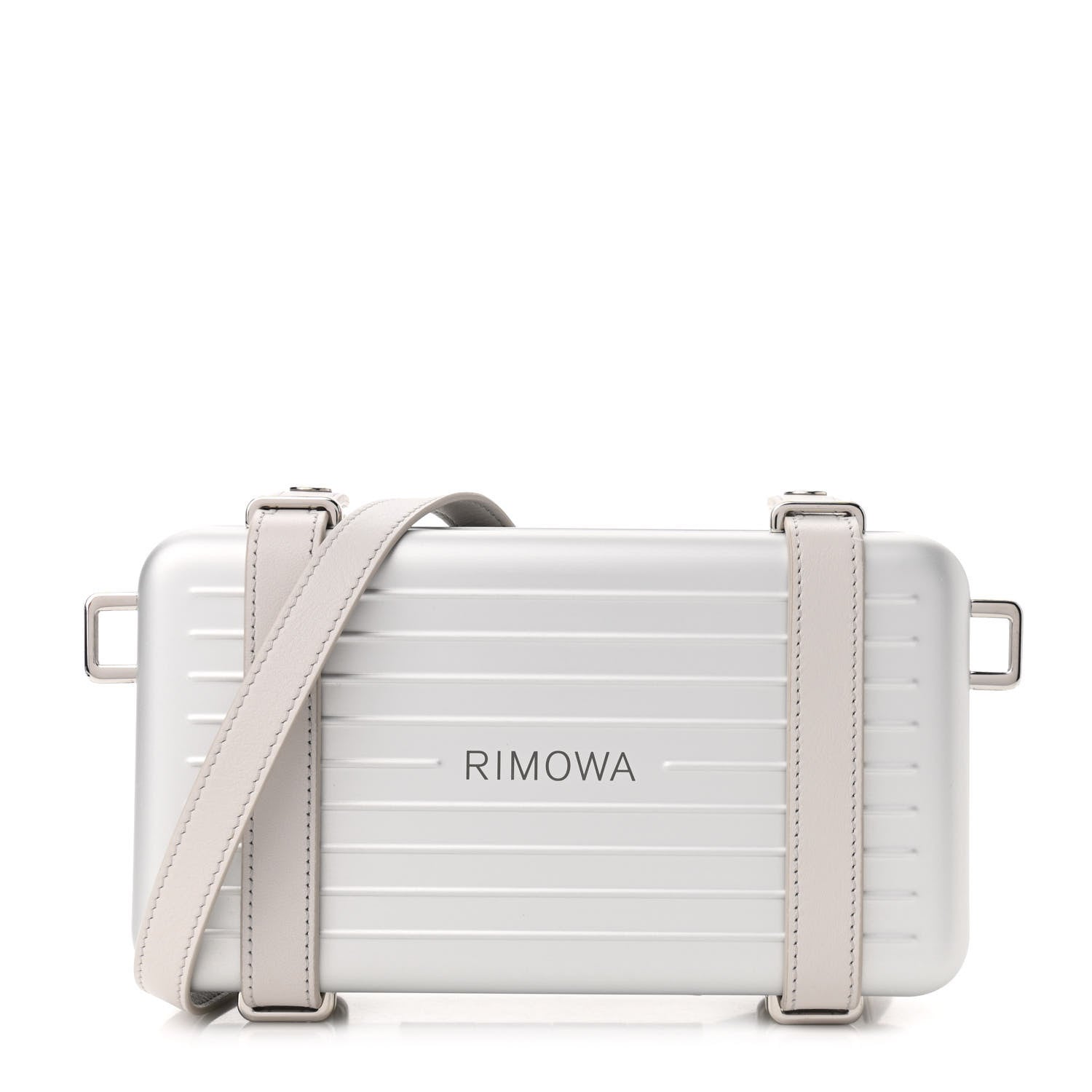 Christian Dior X RIMOWA Aluminum Personal Clutch On Strap Silver 1 of 10