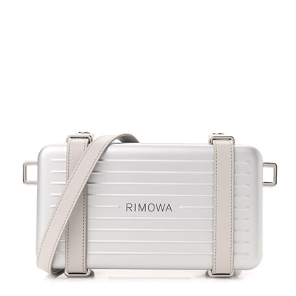 Christian Dior X RIMOWA Aluminum Personal Clutch On Strap Silver 1 of 10