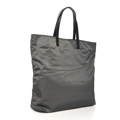Prada Tessuto Nylon Saffiano Tote Grey 3 of 10