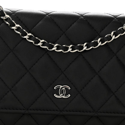Chanel Caviar Quilted Wallet on Chain WOC Black 13 of 14