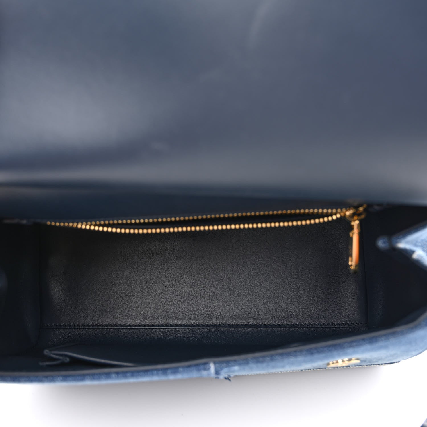 Dolce & Gabbana Calfskin Denim Patchwork Medium Miss Sicily Satchel Blue 5 of 11