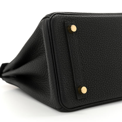 Hermes Togo Birkin 25 Black 9 of 15