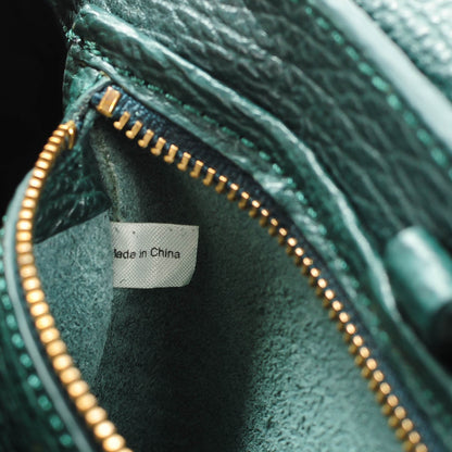 3.1 Phillip Lim 3.1 Textured Calfskin Mini Pashli Satchel Forest Green 7 of 7