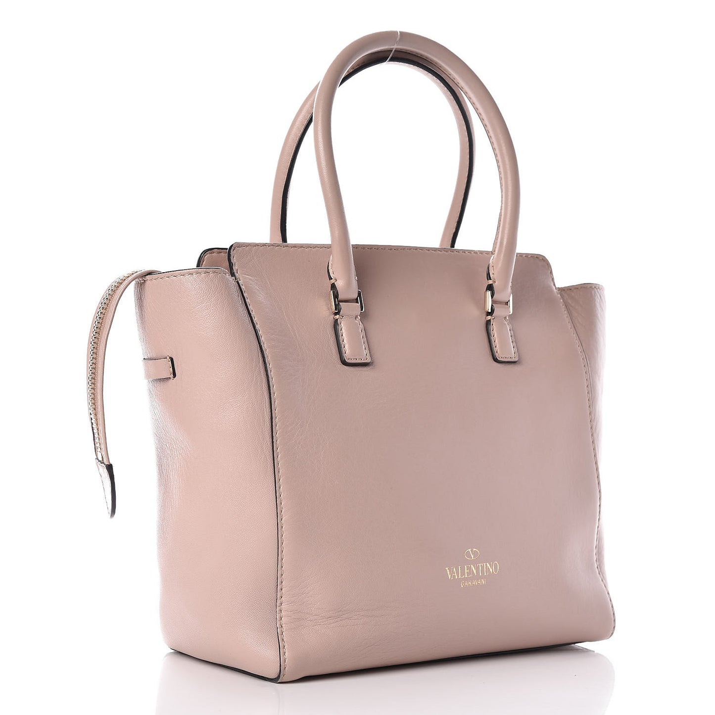 Nappa Crystal B Diamond Tote Light Pink