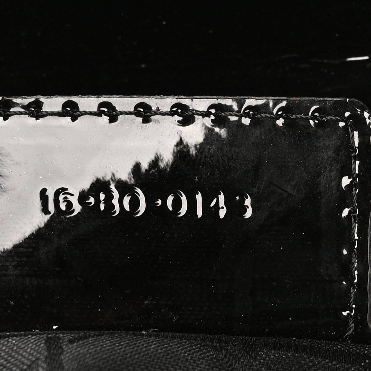 Patent Cannage Large Lady Dior Black