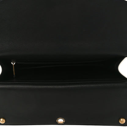 Chanel Calfskin Chevron Quilted Casual Trip Clutch White 5 of 10