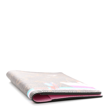 Louis Vuitton Monogram 2016 Christmas Animation Passport Cover Rose Ballerine 4 of 8