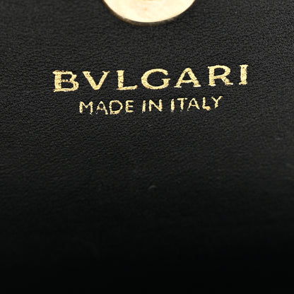 Bulgari Metallic Calfskin Serpenti Forever Wallet Silver 6 of 10