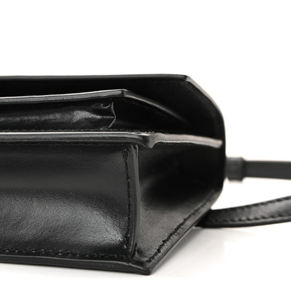 Balenciaga Shiny Box Calfskin Monochrome XS Sharp Belt Bag Black 9 of 9