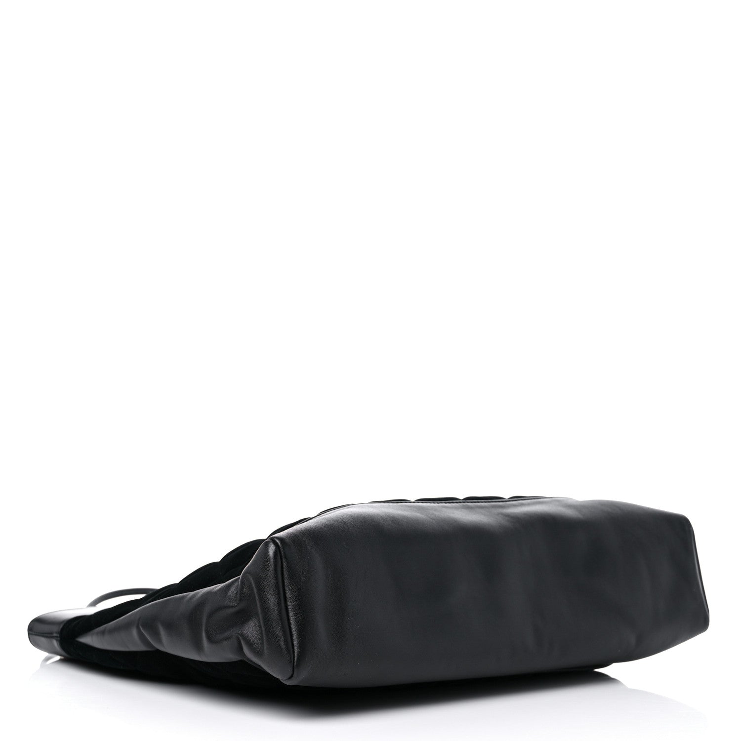 Chanel Velvet Lambskin Quilted Small 31 Shopping Bag Black 4 of 15
