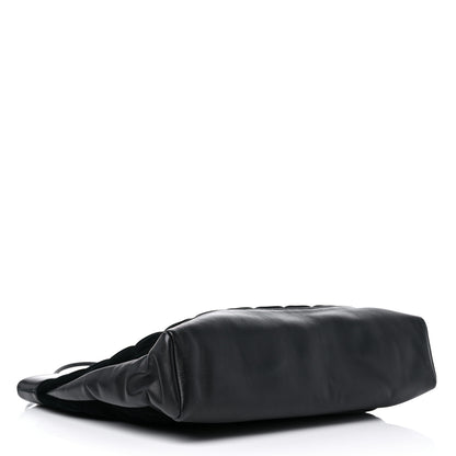 Chanel Velvet Lambskin Quilted Small 31 Shopping Bag Black 4 of 15