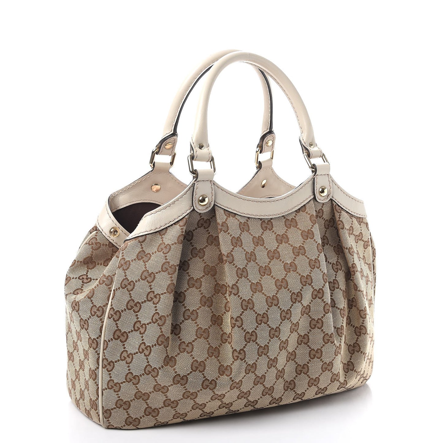 Monogram Medium Sukey Tote Off White