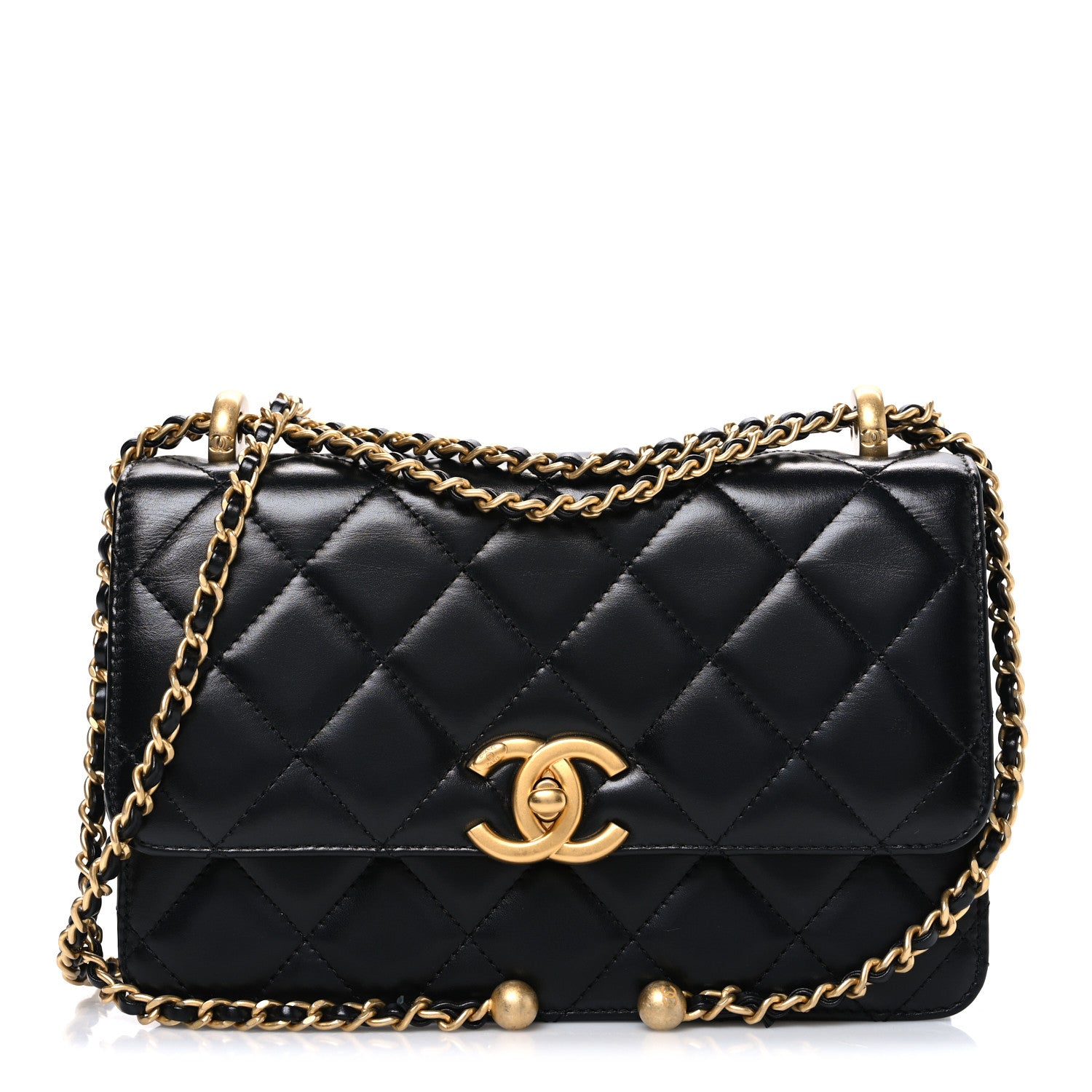 Chanel Calfskin Quilted Mini Perfect Fit Flap Black 1 of 10