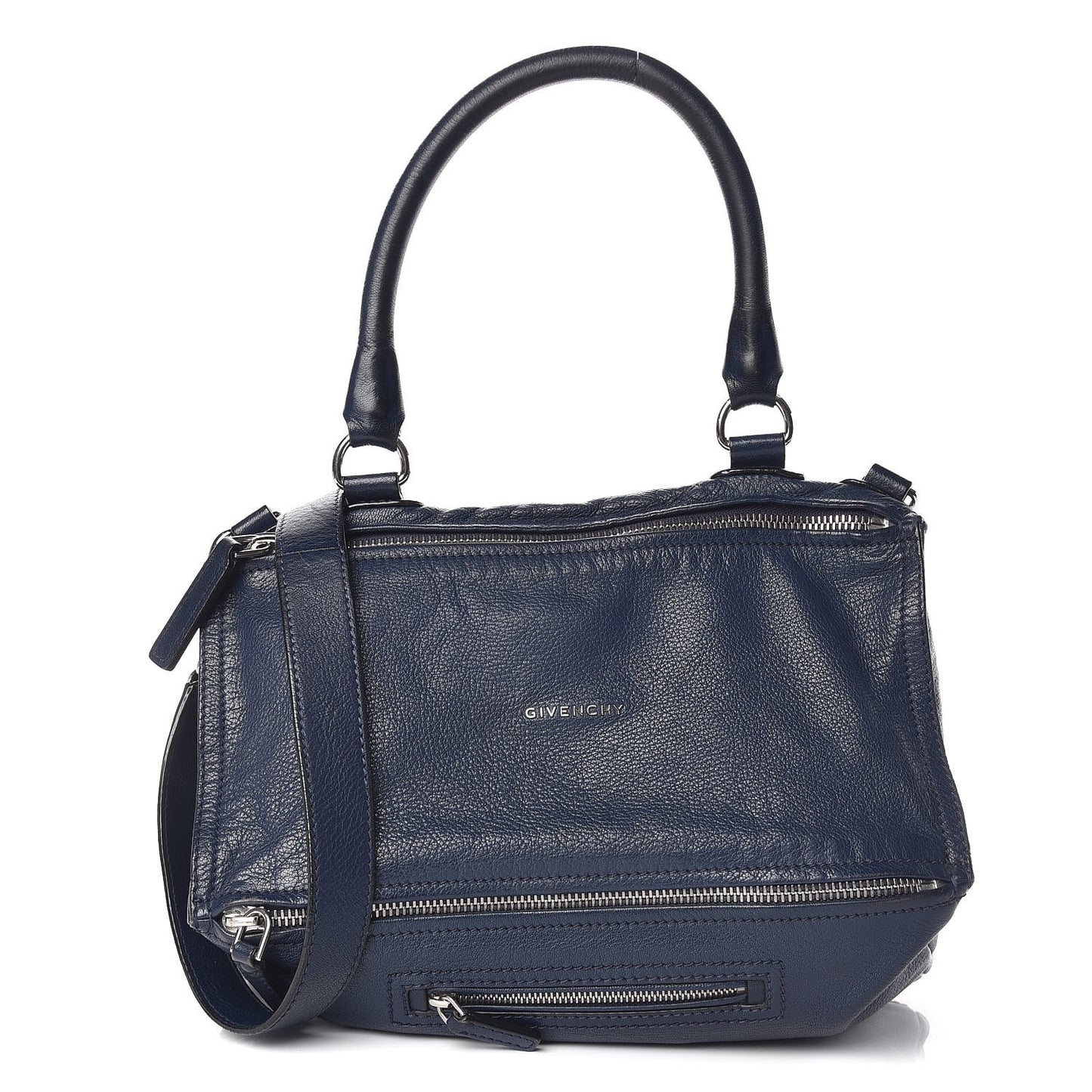 Sugar Goatskin Medium Pandora Navy