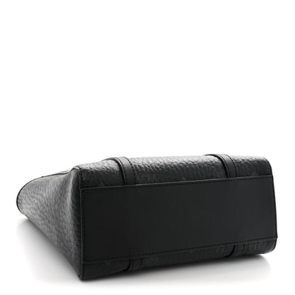 MCM Visetos Mini Toni Shopper Tote Black 4 of 9