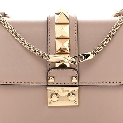 Valentino Garavani Vitello Small Glam Lock Rockstud Flap Poudre 8 of 10