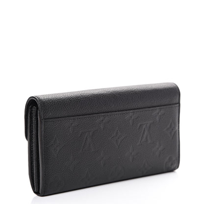 Louis Vuitton Empreinte Sarah Wallet NM Black 2 of 9