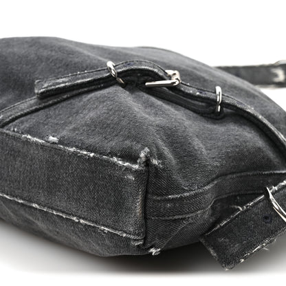 Givenchy Distressed Denim Medium Voyou Bag Black 10 of 10