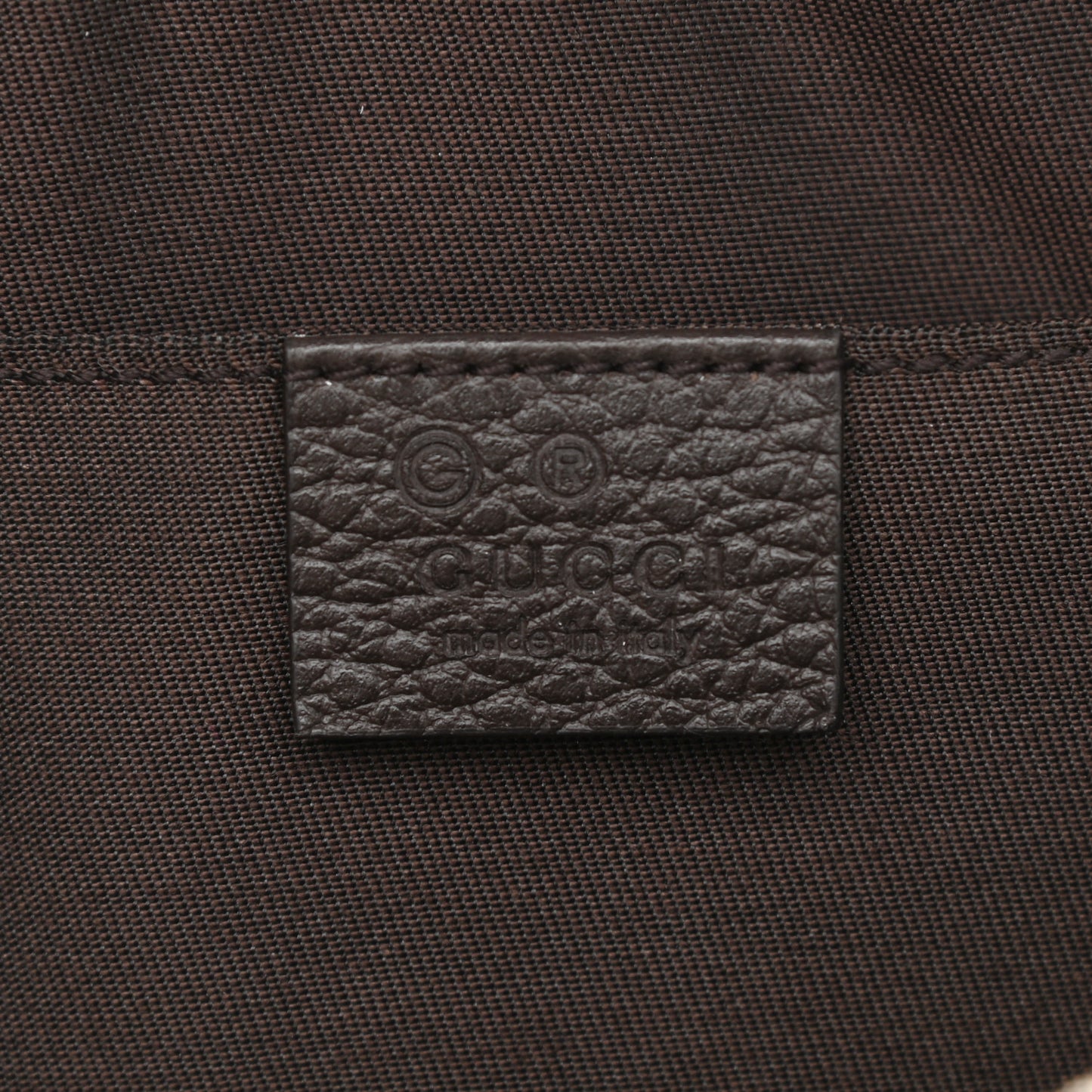 Monogram Belt Bag Dark Brown