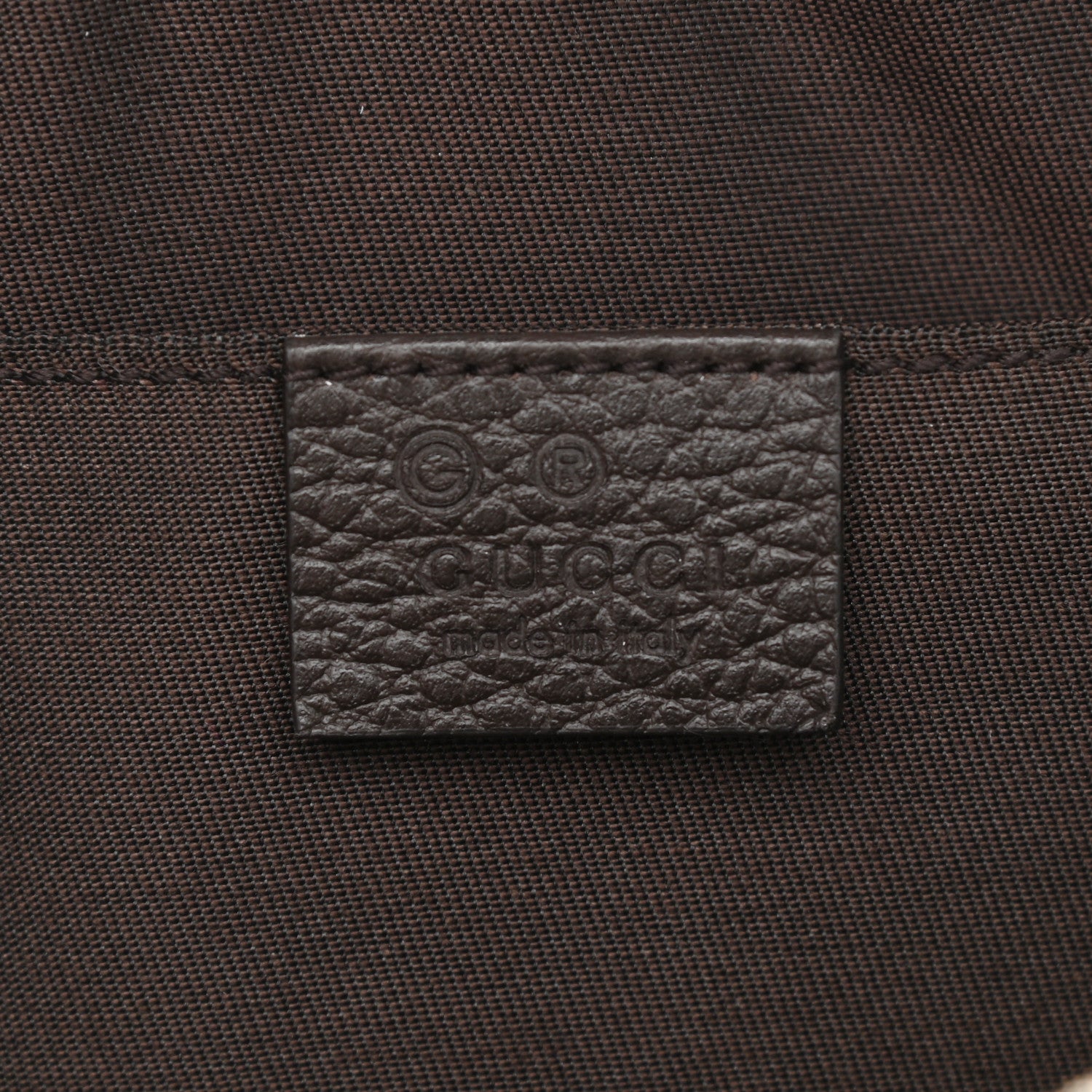 Gucci Monogram Belt Bag Dark Brown 6 of 10