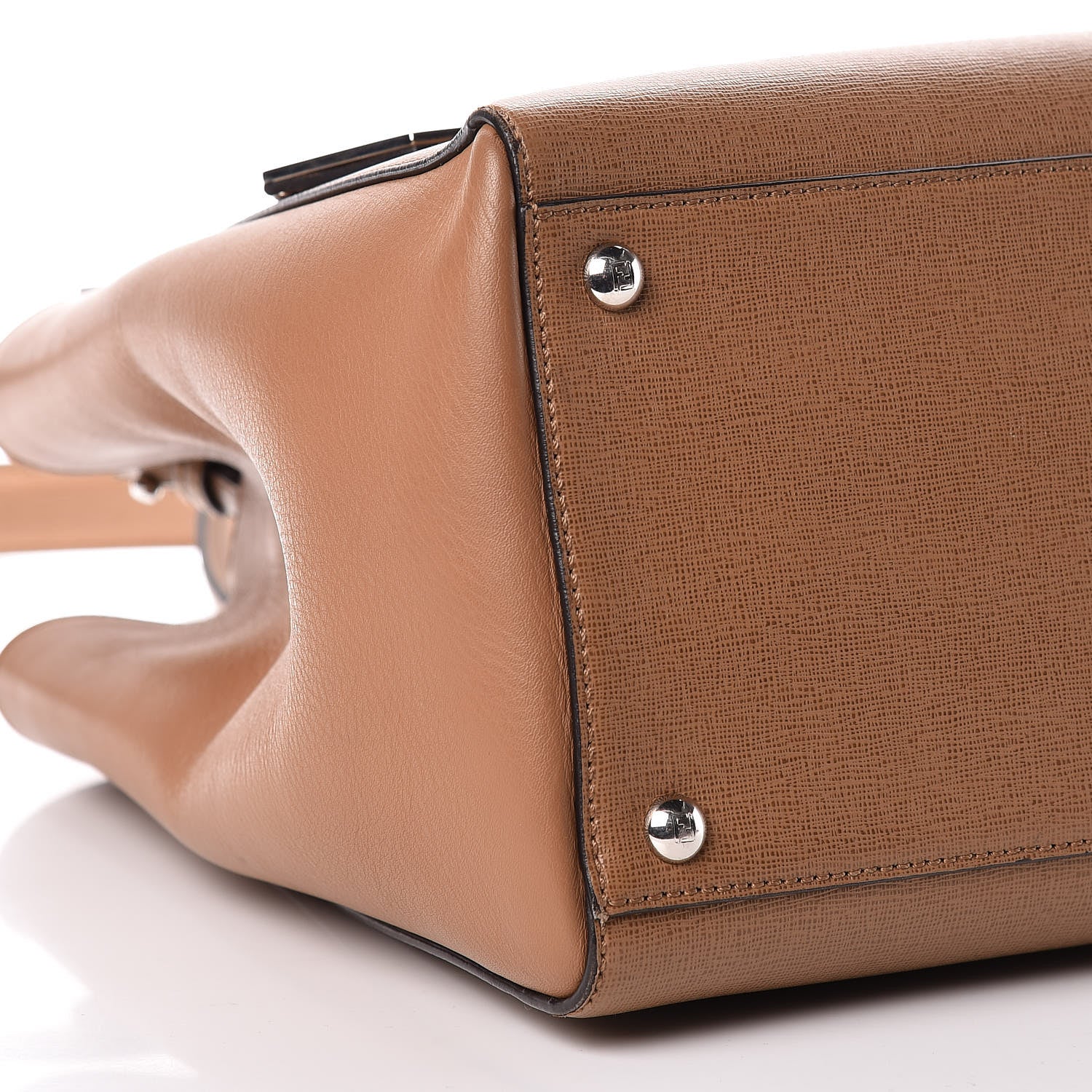 Fendi Vitello Elite Regular 2Jours Tote Orzo 10 of 11