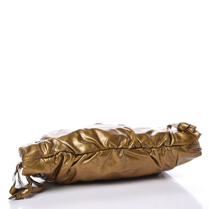 Gucci Patent Hysteria Large Clutch Metallic Gold 3 of 12