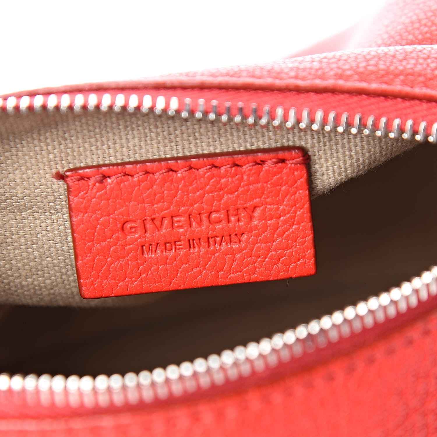 Givenchy Sugar Goatskin Pandora Wristlet Red 6 of 10