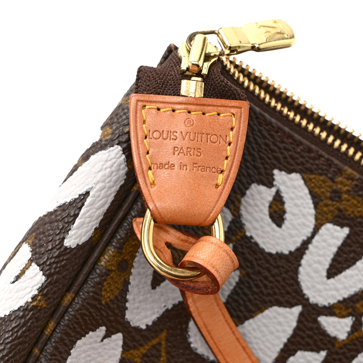 Monogram Graffiti Pochette Accessories Silver