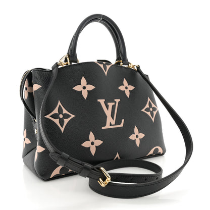 Louis Vuitton Empreinte Monogram Giant Petit Palais Black Beige 3 of 11