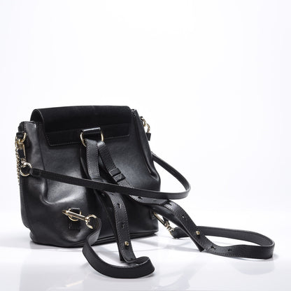 Chloe Suede Calfskin Small Faye Backpack Black 2 of 11