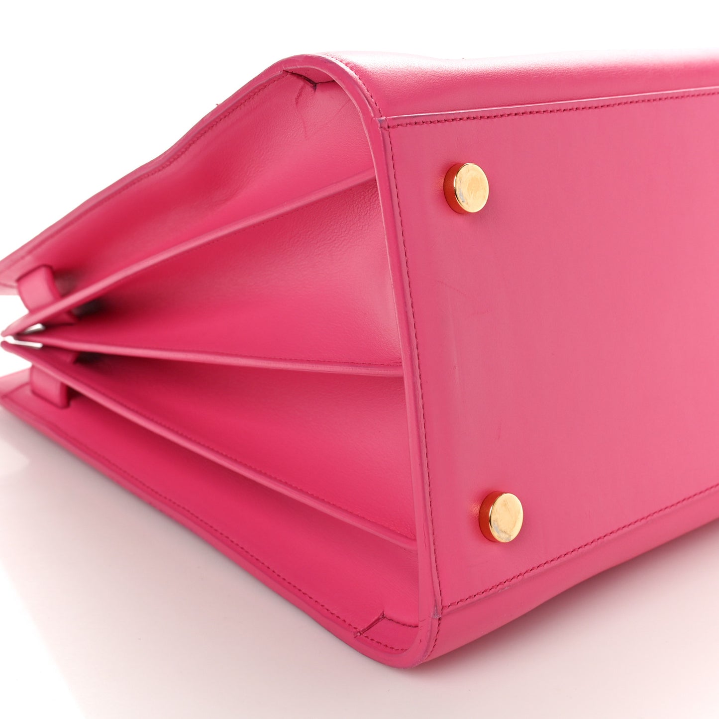 Calfskin Large Sac De Jour Carryall Bubblegum