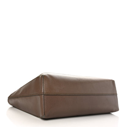 Gucci GG Supreme Monogram Web Ophidia Tote Brown 5 of 10