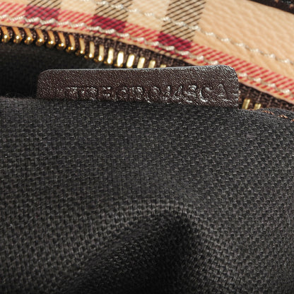 Burberry Haymarket Check Medium Tote Chocolate 11 of 11