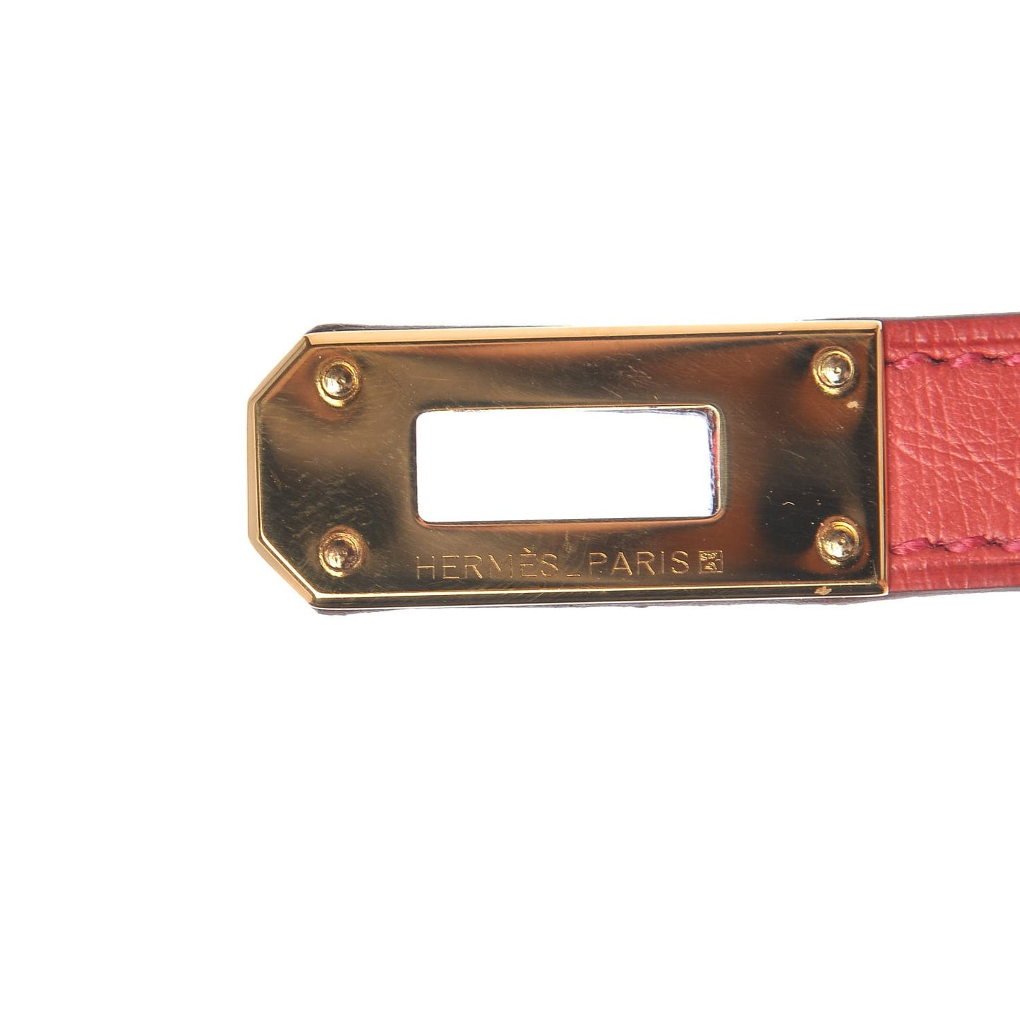 Ostrich Kelly Longue Wallet Bougainvillea