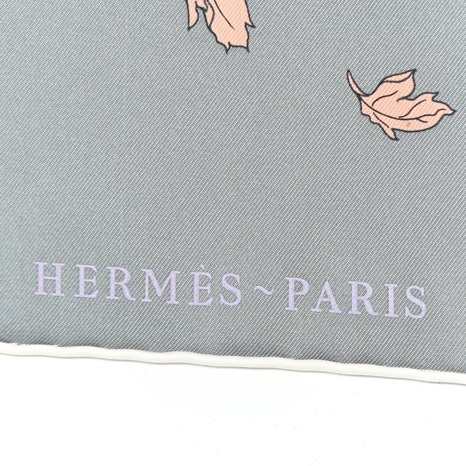 Hermes Silk Robe Legere Scarf 90 Gris Corail Rose Pourpre 2 of 12