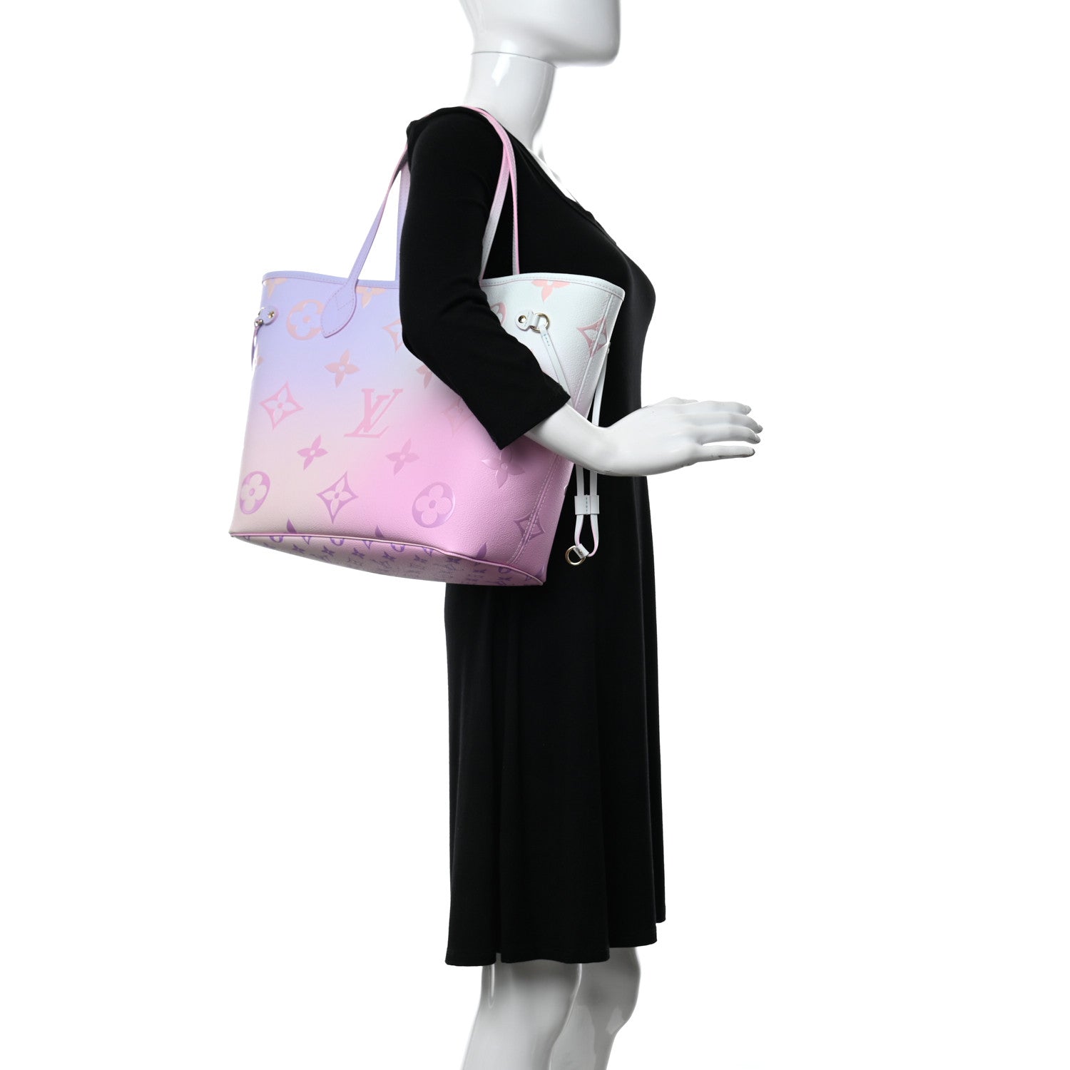 Louis Vuitton Monogram Giant Spring In The City Neverfull MM Sunrise Pastel 2 of 10