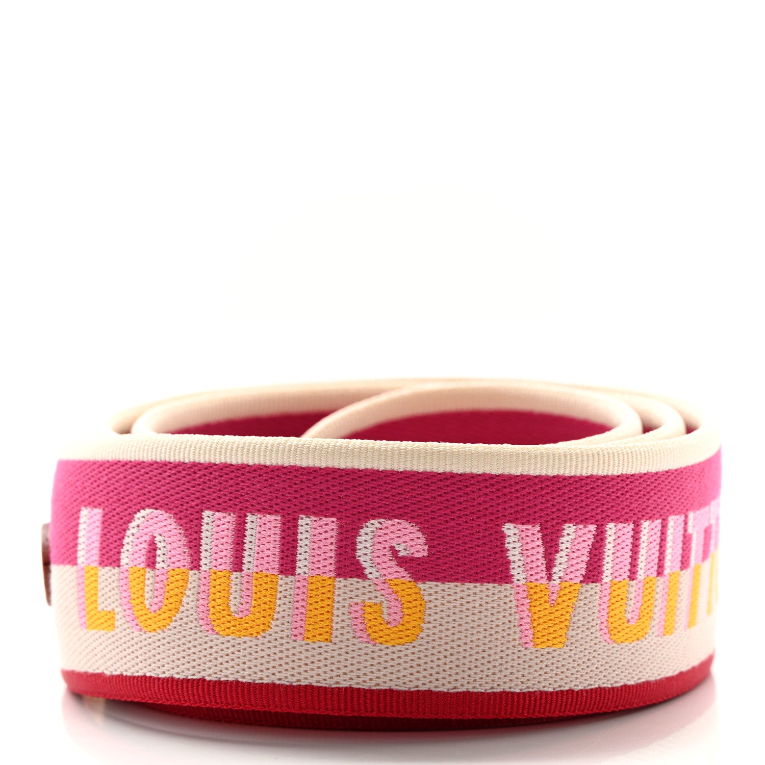 Louis Vuitton Jacquard Speedy Bandouliere 20 Shoulder Strap Fuchsia 2 of 4