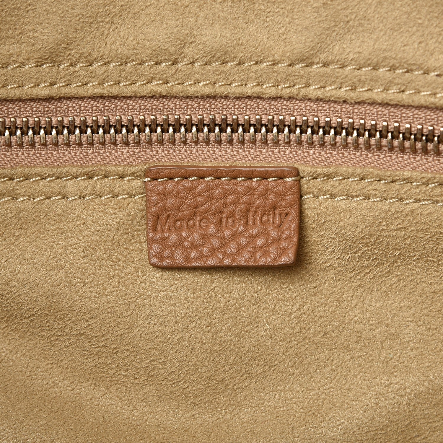 Celine Pebbled Calfskin Mini Luggage Camel 7 of 16