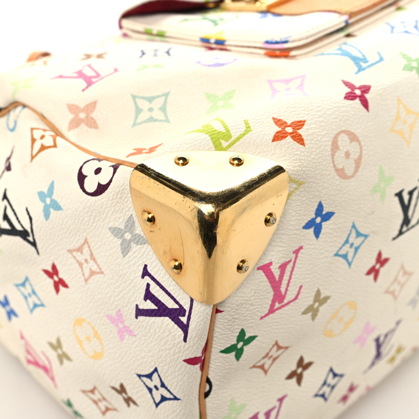 Monogram Multicolor Speedy 30 White