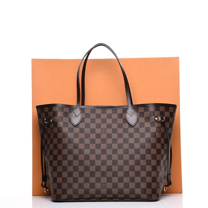 Louis Vuitton Damier Ebene Neo Neverfull MM Rose Ballerine 9 of 9