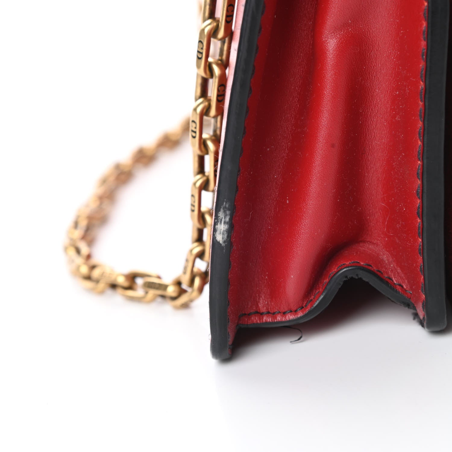 Christian Dior Calfskin J'Adior Chain Flap Bag Red 12 of 17