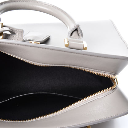 Saint Laurent Calfskin Small Monogram Cabas Fog 4 of 8