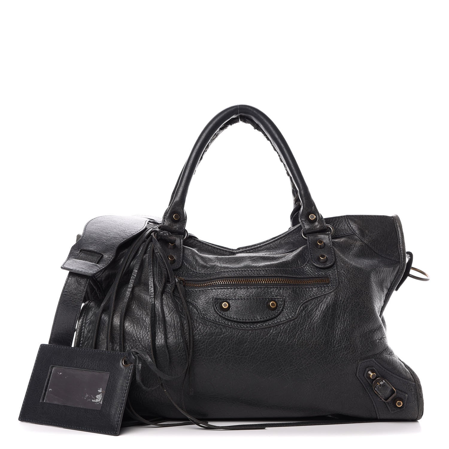 Balenciaga Agneau Classic Hardware City Anthracite 1 of 10