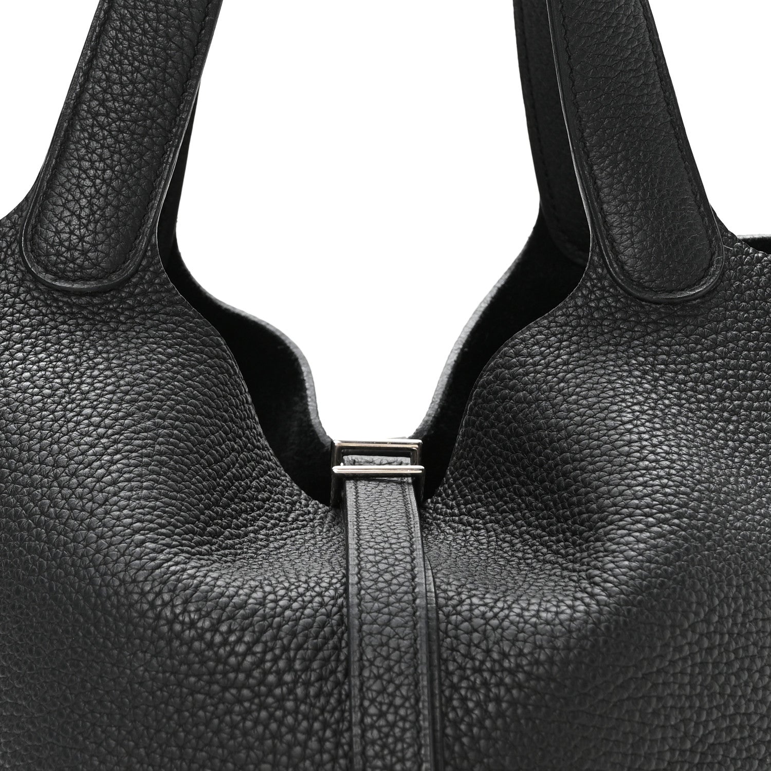Hermes Taurillon Clemence Picotin Lock 22 MM Black 8 of 12