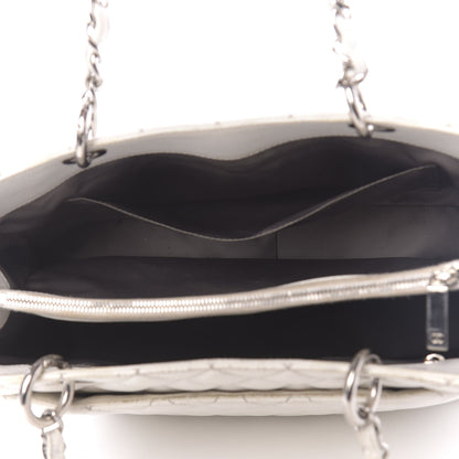 Chanel Caviar Quilted Grand Shopping Tote GST White 6 of 23