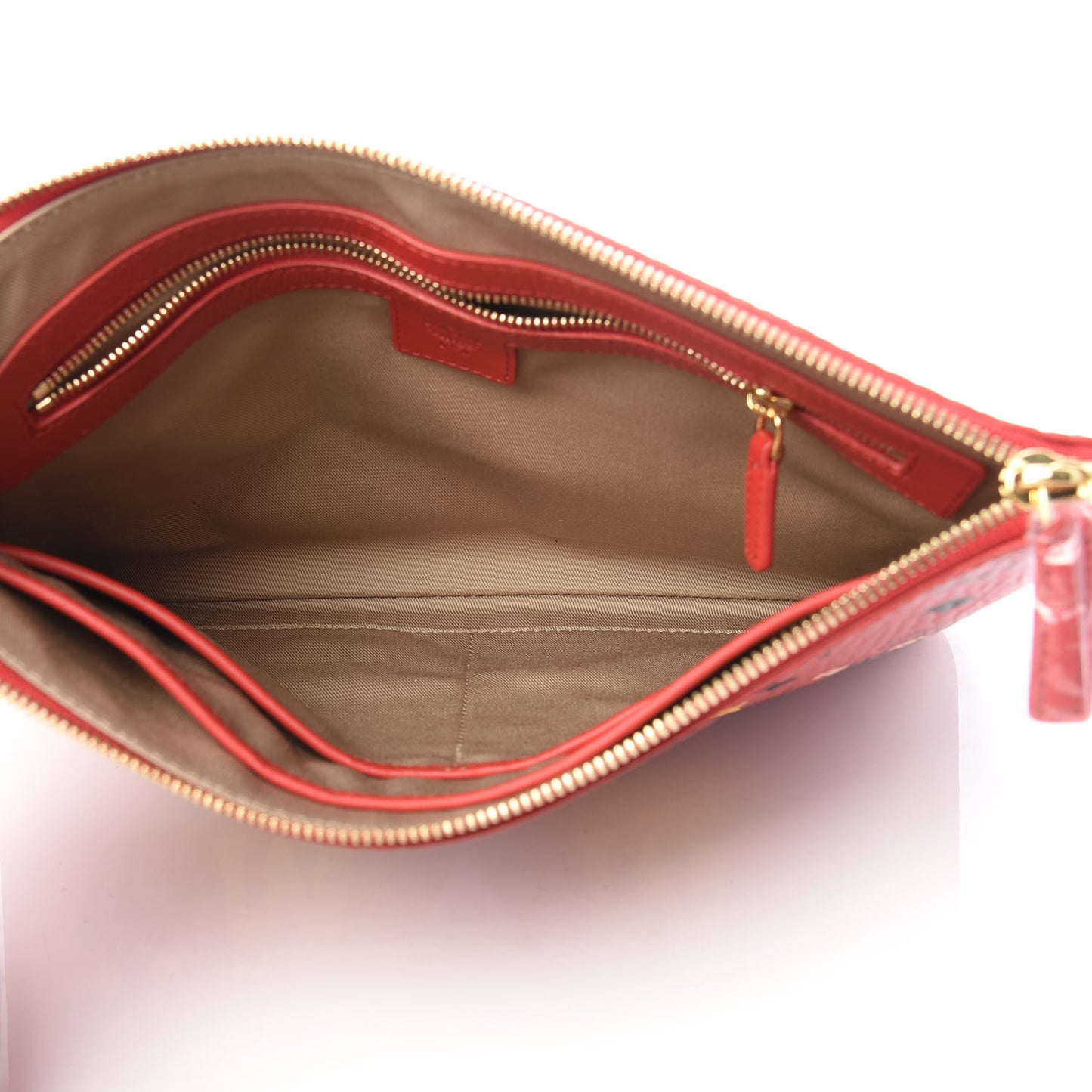 Visetos Year Of The Mouse Wristlet Zip Pouch Viva Red
