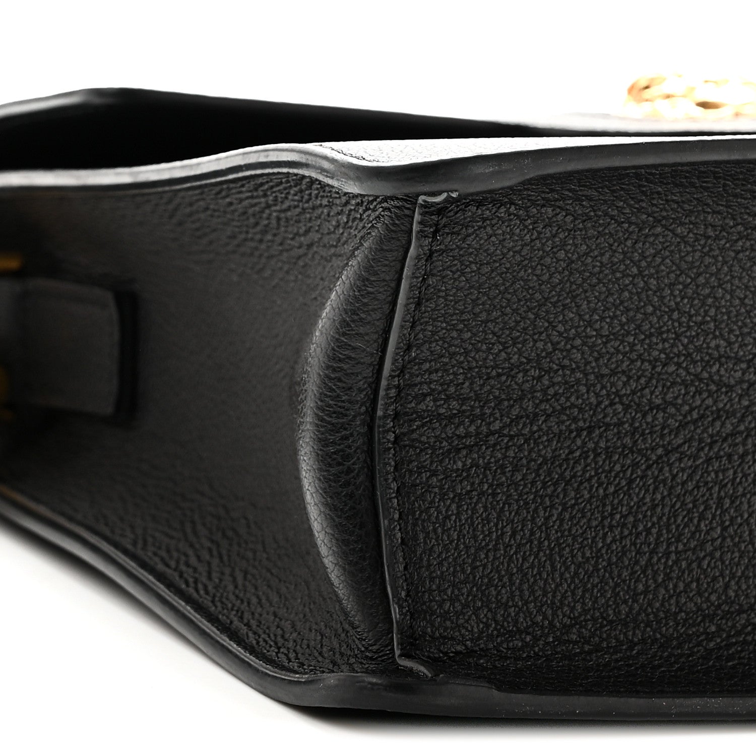 Versace Calfskin La Medusa Top Handle Shoulder Bag Black 8 of 9